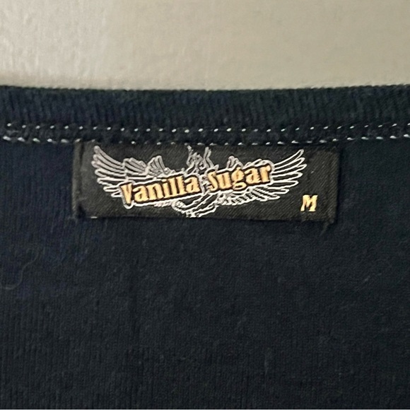 Vanilla Sugar Whimsigoth Tee Size Medium Witchy Grunge Fairy Vintage Floral Y2K - Picture 4 of 7